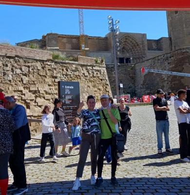 L'Oscar i una companya de CET El Pla a la Magic Line a Lleida